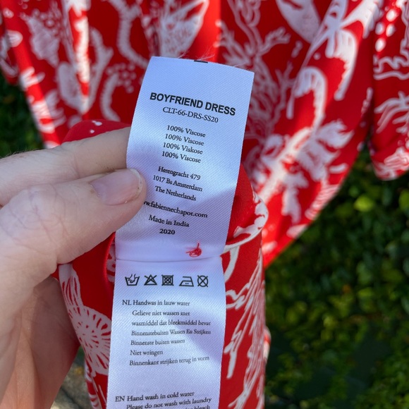 Fabienne Chapot Boyfriend Shirt Dress Size 6 (Eu 38) - Picture 13 of 13